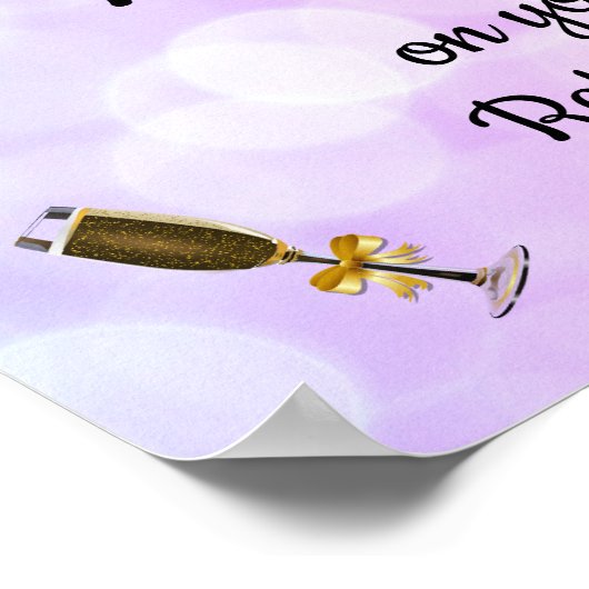 Aangepaste pensionering poster (Hoek)