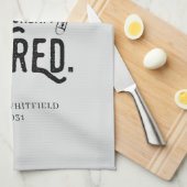 Aangepaste pensionering schoolleraar hoofdpensioen theedoek (Quarter Fold)