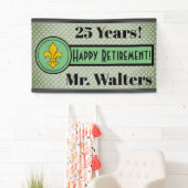 Aangepaste pensionering spandoek (Insitu)