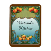 Aangepaste peren deco-kunstmagneten magneet (Verticaal)