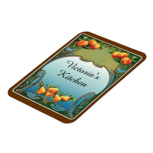 Aangepaste peren deco-kunstmagneten magneet (Linkerzijde)