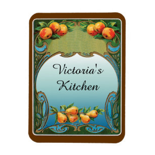 Aangepaste peren decoder kunstnetten magneet