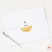 Aangepaste perenjam- en -patroonlabels voor Pantry Ronde Sticker (Envelop)