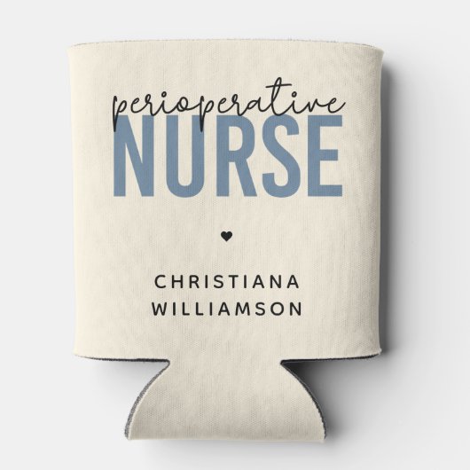 Aangepaste perioperatieve zurgen RN of zurse cadea Blikjeskoeler (Achterkant)