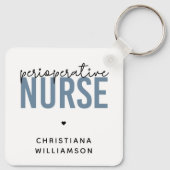 Aangepaste perioperatieve zurgen RN of zurse cadea Sleutelhanger (Achterkant)