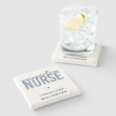 Aangepaste perioperatieve zurgen RN of zurse cadea Stenen Onderzetter (Zijkant)