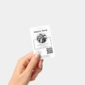 Aangepaste perskaart met uw foto-ID en QR-code Badge (Handheld)