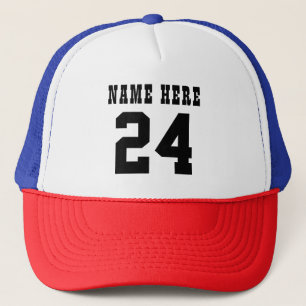 AANGEPASTE PERSONALISATIE NUMMER NAAM TYPOGRAFIE TRUCKER PET