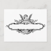 Aangepaste personalisatie van engel cherub fleur d briefkaart (Voorkant)