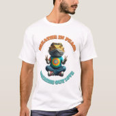 Aangepaste Personaliseer Boho Bearded Dragon Hippi T-shirt (Voorkant)