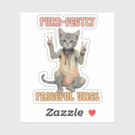 Aangepaste Personaliseer Boho Uil Mooie Hippie Sticker