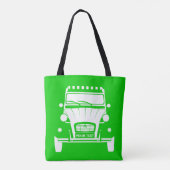 Aangepaste Personaliseer Citroen Dolly 2CV canvas  Tote Bag (Achterkant)