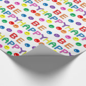 aangepaste personaliseer doe het zelf jubileum cadeaupapier (Hoek)