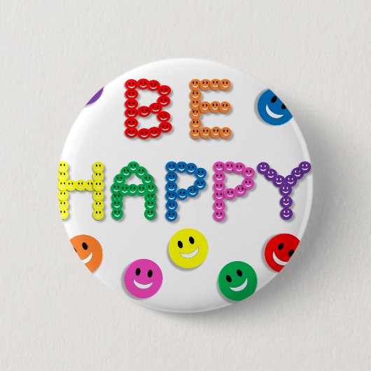 aangepaste personaliseer doe het zelf jubileum ronde button 5,7 cm (Voorkant)