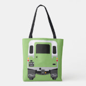 AANGEPASTE PERSONALIZE GROENE LAND ROVER REEKS 3 TOTE BAG (Achterkant)