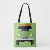 AANGEPASTE PERSONALIZE GROENE LAND ROVER REEKS 3 TOTE BAG (Voorkant)