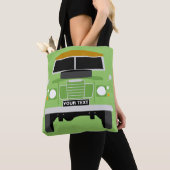 AANGEPASTE PERSONALIZE GROENE LAND ROVER REEKS 3 TOTE BAG (Dichtbij)