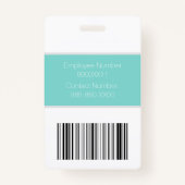 Aangepaste Personeel Foto ID Badge (Achterkant)