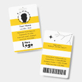 Aangepaste personeels-ID Badge (Voor- en achterkant)
