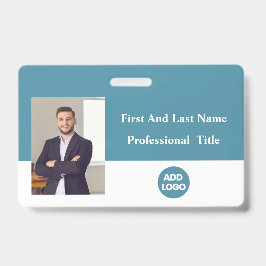 Aangepaste Personeels-ID-badge - Naam, Foto, Stree Badge