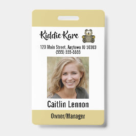 Aangepaste personeelsfoto-ID Badge