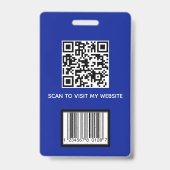 Aangepaste Personeelsfoto ID Badge (Achterkant)