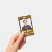 Aangepaste Personeelsfoto ID Badge (Handheld)
