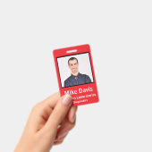 Aangepaste Personeelsfoto ID Badge (Handheld)