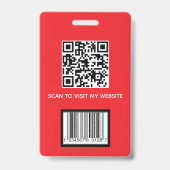 Aangepaste Personeelsfoto ID Badge (Achterkant)