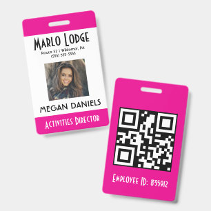 Aangepaste Personeelsfoto ID-badge Badge