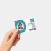 Aangepaste personeelsfoto ID-streepjescode logo na Badge (Handheld)
