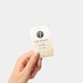 Aangepaste Personeelsfoto Naam Badge met Logo (Handheld)