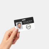 Aangepaste personeelskaart ID-streepjescode Logo Badge (Handheld)