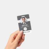 Aangepaste personeelskaart met foto en logo badge (Handheld)