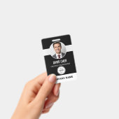 Aangepaste personeelskaart met foto en logo badge (Handheld)