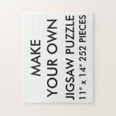 Aangepaste persoonlijke 11 x 14-inch jokerpuzzle 2 legpuzzel (Verticaal)