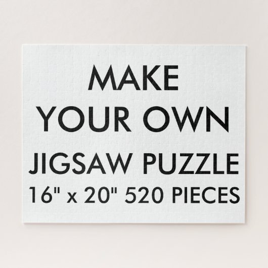 Aangepaste persoonlijke 16-inch x20-inch jokerpuzz legpuzzel (Horizontaal)