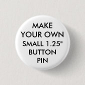 Aangepaste persoonlijke 1,25-inch Small Button Pin (Voorkant)