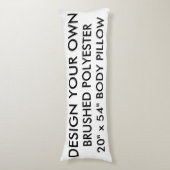 Aangepaste persoonlijke 20 x 54-inch POLYESTER-car Lichaamskussen (Voorkant Verticaal)