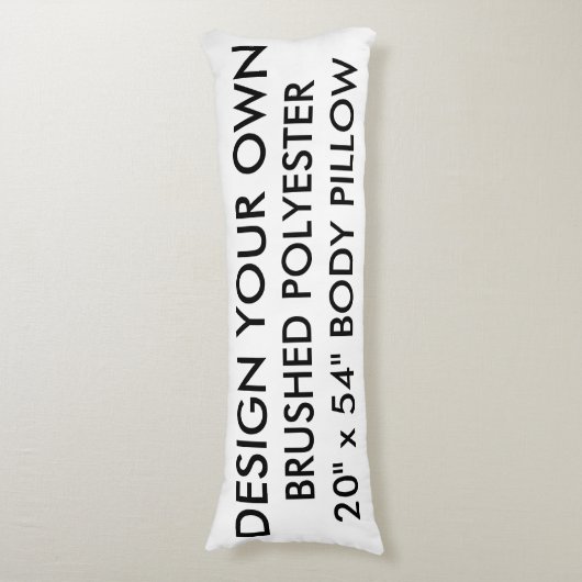 Aangepaste persoonlijke 20 x 54-inch POLYESTER-car Lichaamskussen (Voorkant Verticaal)