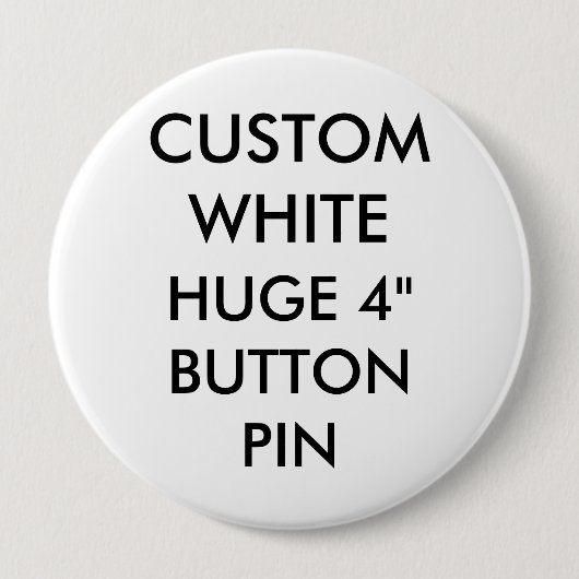 Aangepaste persoonlijke 4-inch grote Button pinpas (Voorkant)