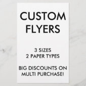 Aangepaste persoonlijke 5,5x8,5-inch lege Sjabloon Flyer (Voorkant)