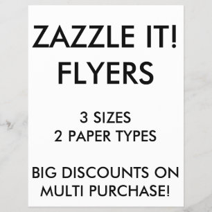Aangepaste, persoonlijke 8,5-inch x11-inch brochur flyer