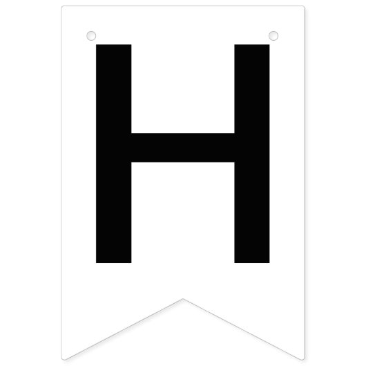 Aangepaste persoonlijke aangename markering voor J Vlaggetjes (Eerste vlag)