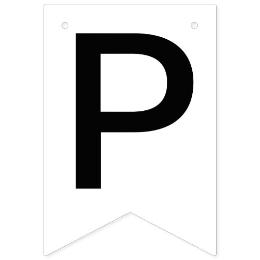 Aangepaste persoonlijke aangename markering voor J Vlaggetjes (Derde vlag)