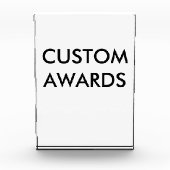 Aangepaste persoonlijke acrylprijs Blanco Sjabloon Fotoblokken (Voorkant)