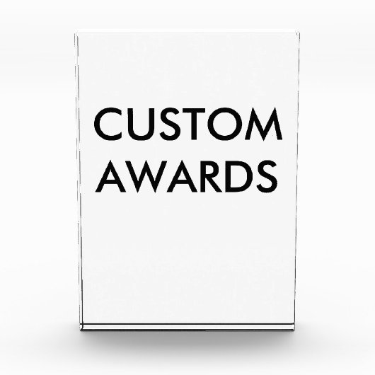 Aangepaste persoonlijke acrylprijs Blanco Sjabloon Fotoblokken (Voorkant)