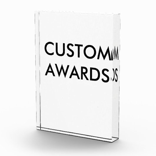 Aangepaste persoonlijke acrylprijs Blanco Sjabloon Fotoblokken (Rechts)