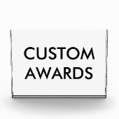 Aangepaste persoonlijke acrylprijs Blanco Sjabloon Fotoblokken (Voorkant)