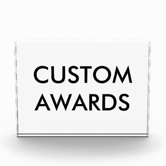 Aangepaste persoonlijke acrylprijs Blanco Sjabloon Fotoblokken (Voorkant)